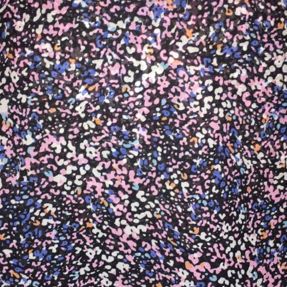 AQUA - PLEATED FLORAL PRINT GOWN - Picture 5 of 8